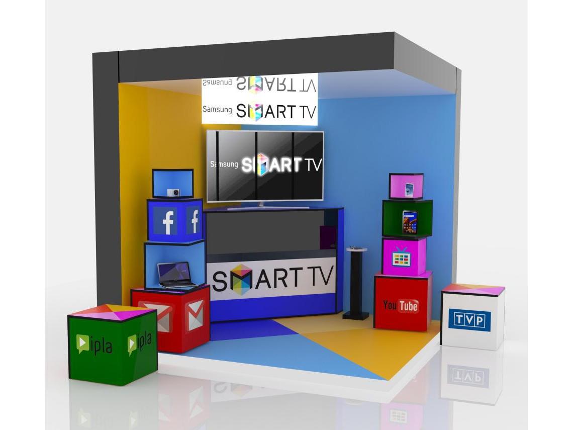 Samsung SMART TV presentation stand